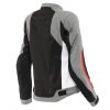 Dainese HYDRAFLUX 2 AIR D-DRY dámská letní bunda šedá/bílá/červená vel.44